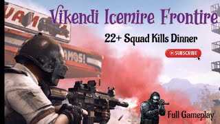 22 Squad Kills in Vikendi Icemire frontier  BGMI v3 5 [upl. by Koal]