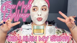 I DID A FACE MASK EVERYDAY FOR 2 WEEKS [upl. by Ilrahc788]