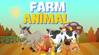 Farm Animals Song 2Kids SongFor Kids Baby SongFor Baby English children song FunnyEducational [upl. by Elise916]