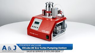 Pfeiffer Vacuum HiCube 80 Eco Turbo Pumping Station [upl. by Ydnic]