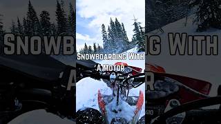 Snowboarding with a Motor [upl. by Asia]