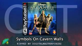 Disneys Atlantis The Lost Empire PS1 Soundtrack  Symbols On Cavern Walls Gamerip [upl. by O'Shee]