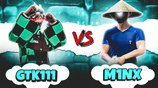 TGR GTK111🇳🇵 Vs M1NX🇧🇩  1vs1 Most Demanded Match 🍷🗿 [upl. by Enneillij]