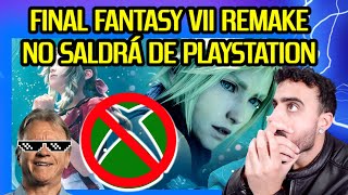 DURO GOLPE FINAL FANTASY VII REMAKE NUNCA LLEGARÁ A XBOX 😲 SONY LO CONFIRMA  PS5  XBOX SERIES X [upl. by Adeline]