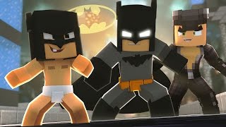 Minecraft WHOS YOUR FAMILY  O BEBÊ DO BATMAN E DA MULHER GATO  Batman Arkham Knight [upl. by Paulette]