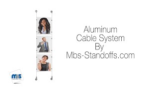 Aluminum Cable Hanging System  Wall to Wall [upl. by Thain]