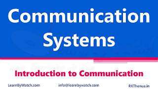 Introduction to Communication  Hindi Urdu  Communication System by Raj Kumar Thenua [upl. by Pressman]