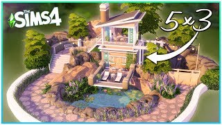 Tiny 5x3 House Sims 4 Tiny Living  Sims 4 Speed Build  Kate Emerald [upl. by Rafaj]