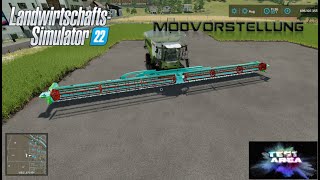 LS22 Modvorstellung  Cressoni Schneidwerk 23m von Arthur [upl. by Ileray]