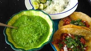 Salsa verde PARA TACOS fácil y muy rica [upl. by Atil875]