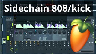 Mixing Basics  How to Sidechain 808 amp Kicks FL Studio [upl. by Drake]