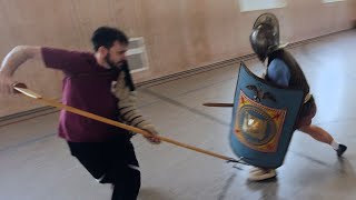 Gladiatoren Training  Secutor vs Retiarius  KW12 [upl. by Eniamurt179]