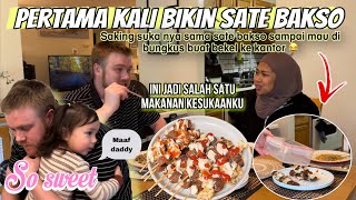 Pertama kali bikin sate bakso saking enaknya langsung mau di bungkus sama maze  olahraga sore [upl. by Niarbo]