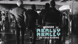 3DBASS BOOSTED WINNER 위너  REALLY REALLY  bumblebts [upl. by Norreht]