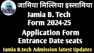 Jamia BTech Admission Process 2024 How to Fill Jamia Btech Admission Form 2024 Btech Admission [upl. by Venu]