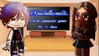 YN past bullies react to her as characters from unpopular games Pt 1 Abzu [upl. by Anecusa]