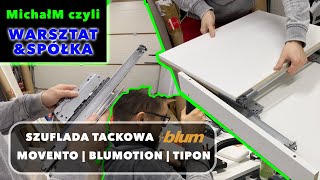 Szuflada tackowa BLUM MOVENTO TIPON BLUMOTION  Montaż [upl. by Eustacia]