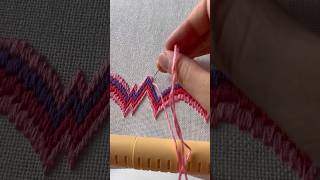 Bargello embroidery curves and flames [upl. by Petrina]