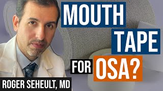 Mouth Tape for Obstructive Sleep Apnea and Snoring [upl. by Adelind467]