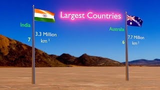 Top 30 Largest Countries Arround the World  3D Stock Room [upl. by Ellyn399]