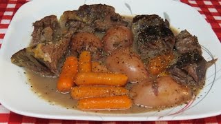 How to Cook a Pot Roast in the Toaster Oven [upl. by Tuinenga278]