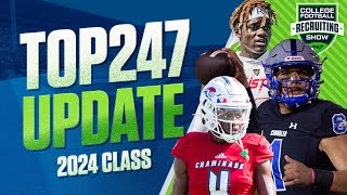 The College Football Recruiting Show Top247 Rankings Update  TOP PLAYERS in 2024 CLASS 🚨 [upl. by Nylsirhc729]