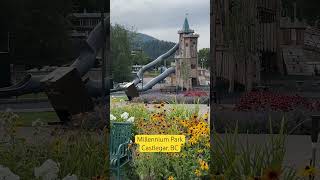 New castlethemed playground at Millennium Park Castlegar BC Kootenay [upl. by Michal]