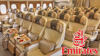 NEW EMIRATES AIRBUS A380 Full Cabin Tour FIRST BUSINESS PREMIUM and ECONOMY Class  Bar Shower [upl. by Eimac160]