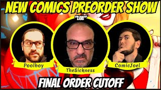 The FINAL ORDER CUTOFF Comic Book Show [upl. by Jyoti305]