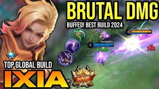 BUFFED IXIA BEST BUILD 2024  TOP GLOBAL IXIA GAMEPLAY  MOBILE LEGENDS✓ [upl. by Lolita]