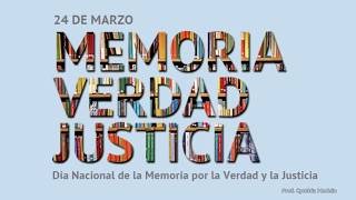 Acto escolar del 24 de marzo Día Nacional de la Memoria por la Verdad y la Justicia [upl. by Odnala284]