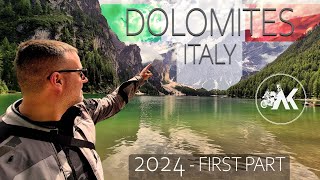 DOLOMITES  ITALY EXPEDITION  MOTORCYCLE TOUR  FIRST PART  JUNE 2024 [upl. by Faires]