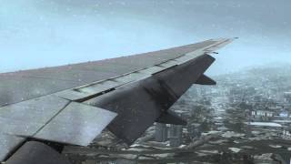 fsx cs 777 stormy landing [upl. by Hedva184]