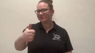 Learn Auslan with Naomi Greetings [upl. by Arbed275]