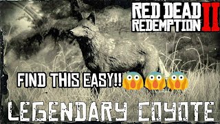 RED DEAD REDEMPTION 2 LEGENDARY COYOTE LOCATIONRARE DINOSAUR BONE LOCATION RDR2 TIPS AND TRICKS [upl. by Notlok697]