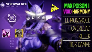 Poison Butterfly Le Monarque Ultimate Build Void 30 Warlock Build  Destiny 2  Season 18 [upl. by Allwein]