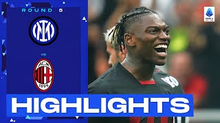 MilanInter 32  Leao shines in spectacular San Siro derby Goals amp Highlights  Serie A 202223 [upl. by Urbannal]