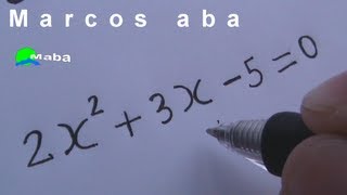 Equação do segundo grau  matemática [upl. by Armstrong76]