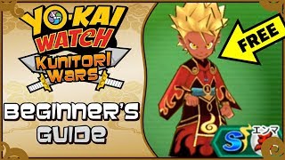 Yokai Watch Kunitori Wars Beginners Guide  How To Download FREE SRanks amp MORE [upl. by Cynthea]