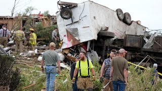 WATCH Extensive tornado damage in Greenfield Iowa [upl. by Ahsoet]