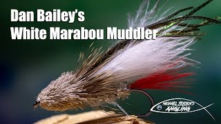 Dan Baileys White Marabou Muddler  Classic streamer fly tying [upl. by Janis759]