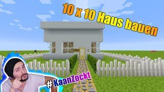 10 x 10 HAUS BAUEN IN MINECRAFT Schönes Stadthaus im modernen Stil  Kaan der MinecraftArchitekt [upl. by Tik]