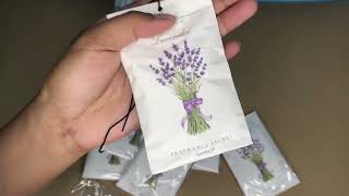 MYARO Lavender Scented Sachets Air Freshener Review [upl. by Ebbie]