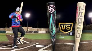 ATLAS vs COMBAT  Best BBCOR Bat of 2025 exit velo PR [upl. by Esoryram]