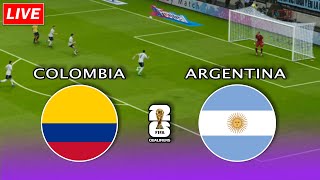 🔴Colombia vs Argentina  FIFA World Cup Qualifying CONMEBOL [upl. by Hembree]