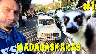 MADAGASKARAS 1 ATŠAUKTAS SKRYDIS IR LEMŪŪŪŪŪRAI [upl. by Breena]