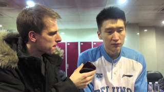 Sun Yue talks Beijing fans and pick and roll with Morris [upl. by Clawson]