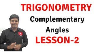 Trigonometry  Lesson 2  Complementary Angles [upl. by Kwan393]