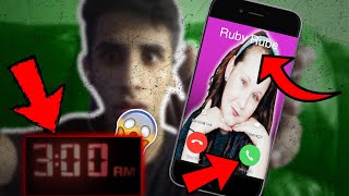 CALLING RUBY RUBE AT 3AM OMG SHE ACTUALLY ANSWERED  SHE GOT POSSESSED [upl. by Ainitsirk628]