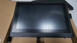 Wacom Cintiq 16 Drawing Tablet Unboxing and Stand Setup [upl. by Lletram535]